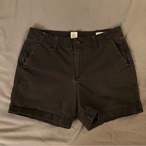 GAP Black Midi Shorts Size 2